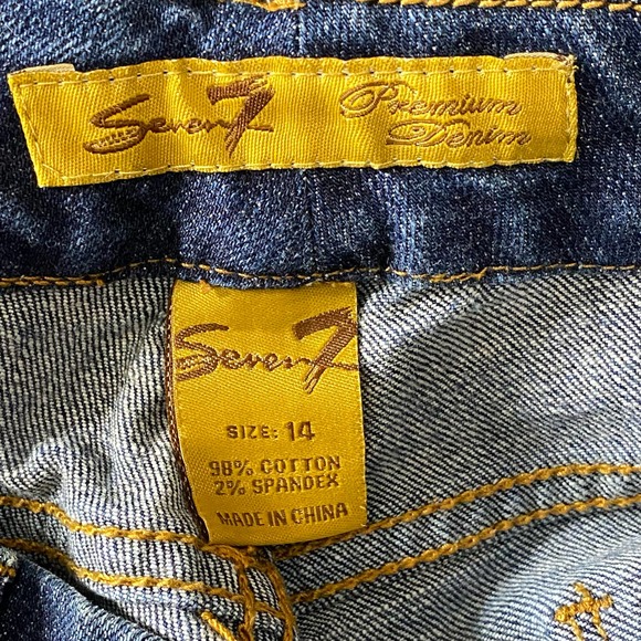Seven7 High Rise Bootcut Jeans Size 14 - Picture 3 of 5